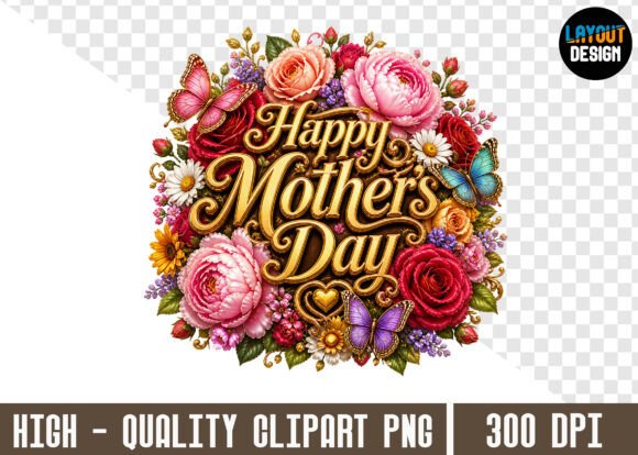 Download Happy Mothers Day PNG Illustration - Illustration Collection