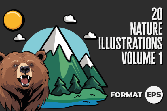 Download 20 Nature Illustrations Vol. 1 - Illustration Collection