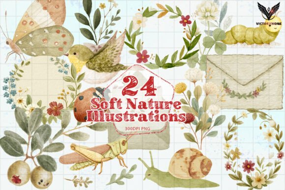 Download Soft Nature Illustrations PNG - Illustration Collection