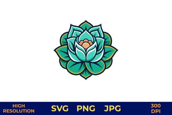 Download Vibrant Lotus Flower Vector Illustration - Illustration Collection