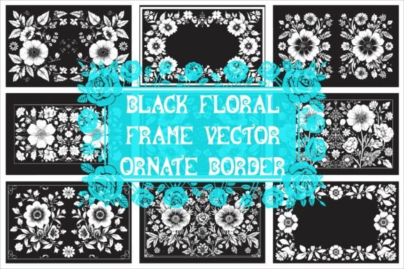 Download Elegant Laser Cut Black and White Floral - White floral Collection