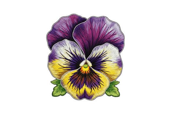 Download Vibrant Pansy Flower Illustration - Illustration Collection