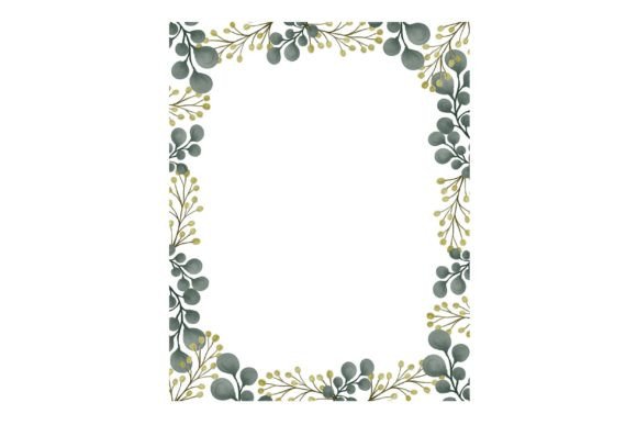 Download Illustration of Yellow Floral Frame - Illustration Collection