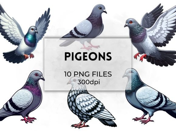 Download Pigeon Clipart Illustrations - Illustration Collection