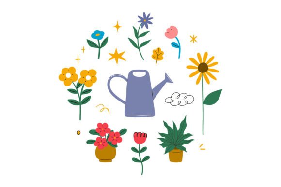 Download Flower Nature Vases Garden Illustration - Illustration Collection