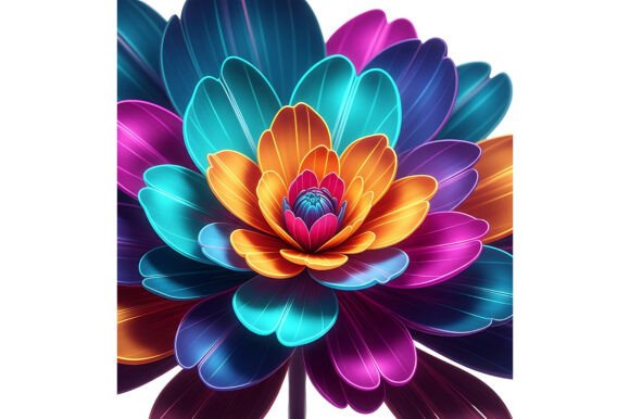Download Vibrant Lotus Flower Illustration - Illustration Collection