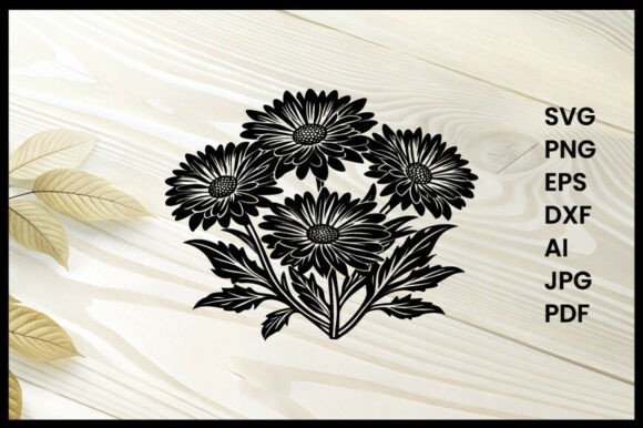 Download Daisy Flowers Silhouette Illustration - Illustration Collection