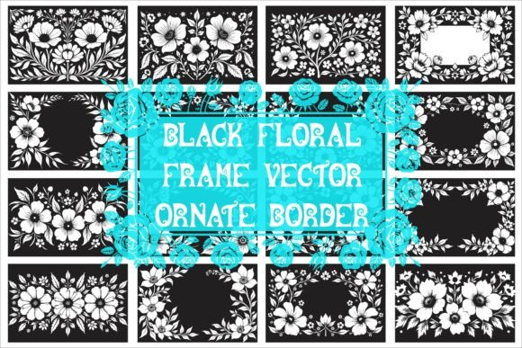 Download Elegant Laser Cut Black and White Floral - White floral Collection