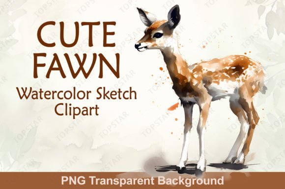 Download Cute Animal Clipart Deer Illustration - Illustration Collection