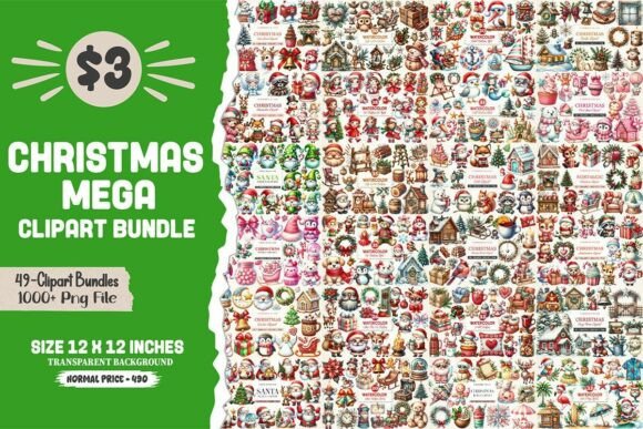 Download The Christmas Huge Clipart Bundle - Premium Resources
